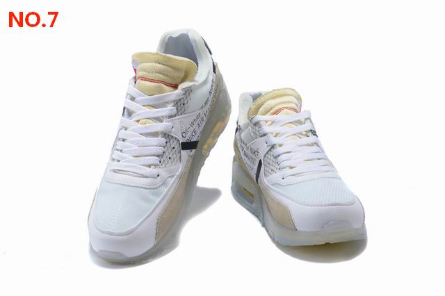 Nike Air Max 90 Off White Mens Shoes NO.7;